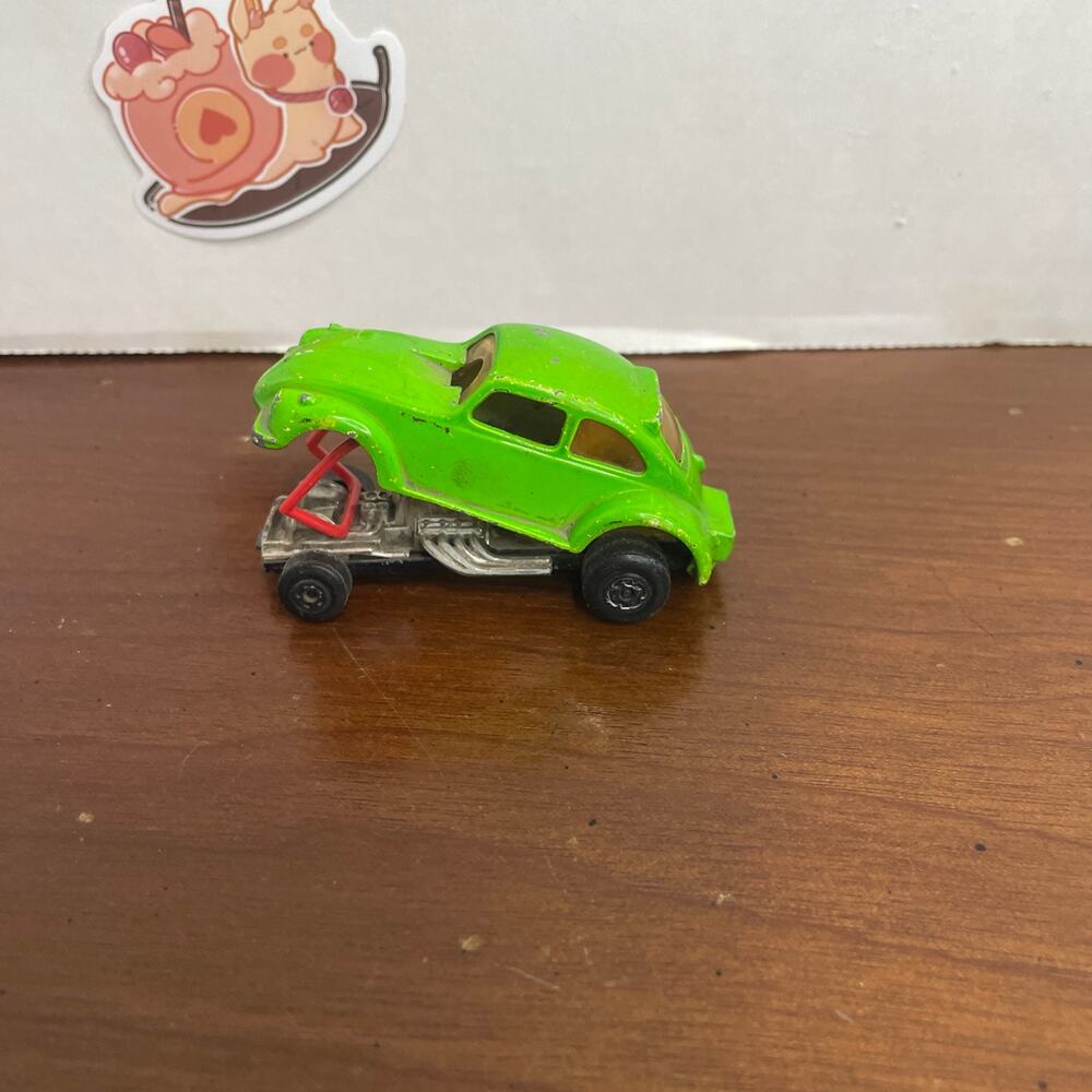 VW Volkswagen Superfast Retro No.43 Green Hot Rod 1972 Funny Car Drag Racing
